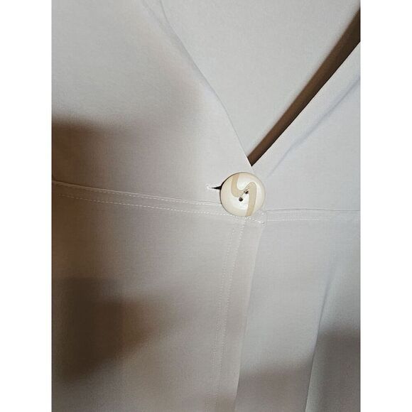 Sympli The Best Canada Open Front One Button Women's Shirt Cardigan Size 6 t70 - Picture 5 of 8